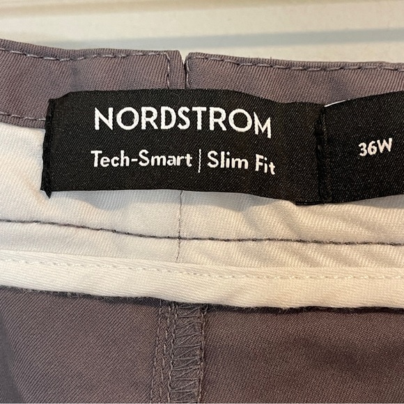 Nordstrom Gray Tech Smart Slim Fit Shorts - Picture 4 of 8